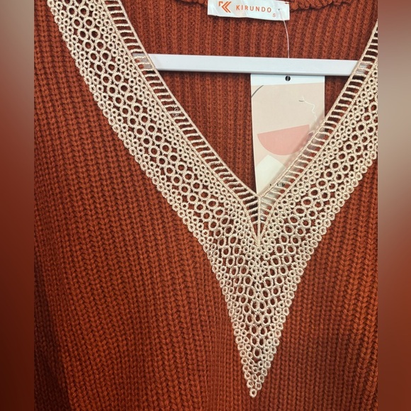 Kirundi sweater with crochet details NWT! - Picture 2 of 3